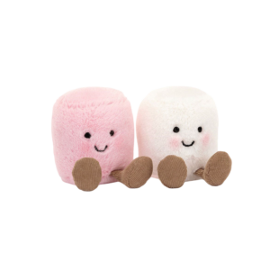 Jellycat Amuseables Pink and White Marshmallows