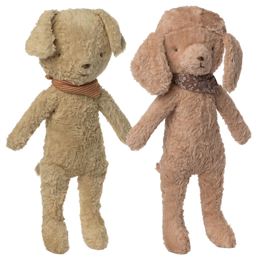Poedel, Vintage pluche - Stoffig poeder - Afbeelding 2